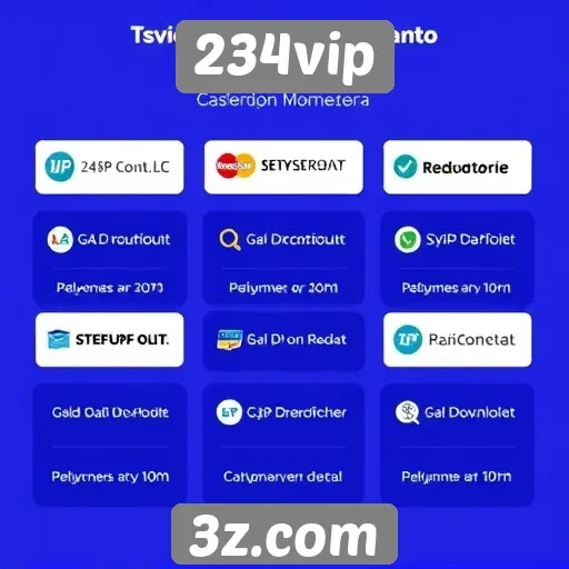 Métodos de pagamento disponíveis no 234vip
